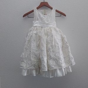 Princess Kloset White Dressy Flower Girl Dress